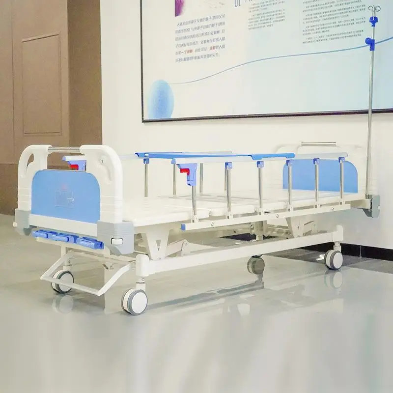 Multi-Functional Electric Hospital Bed with Multiple Functions Remote Control Steel Patient Care Bed Adjustable Features