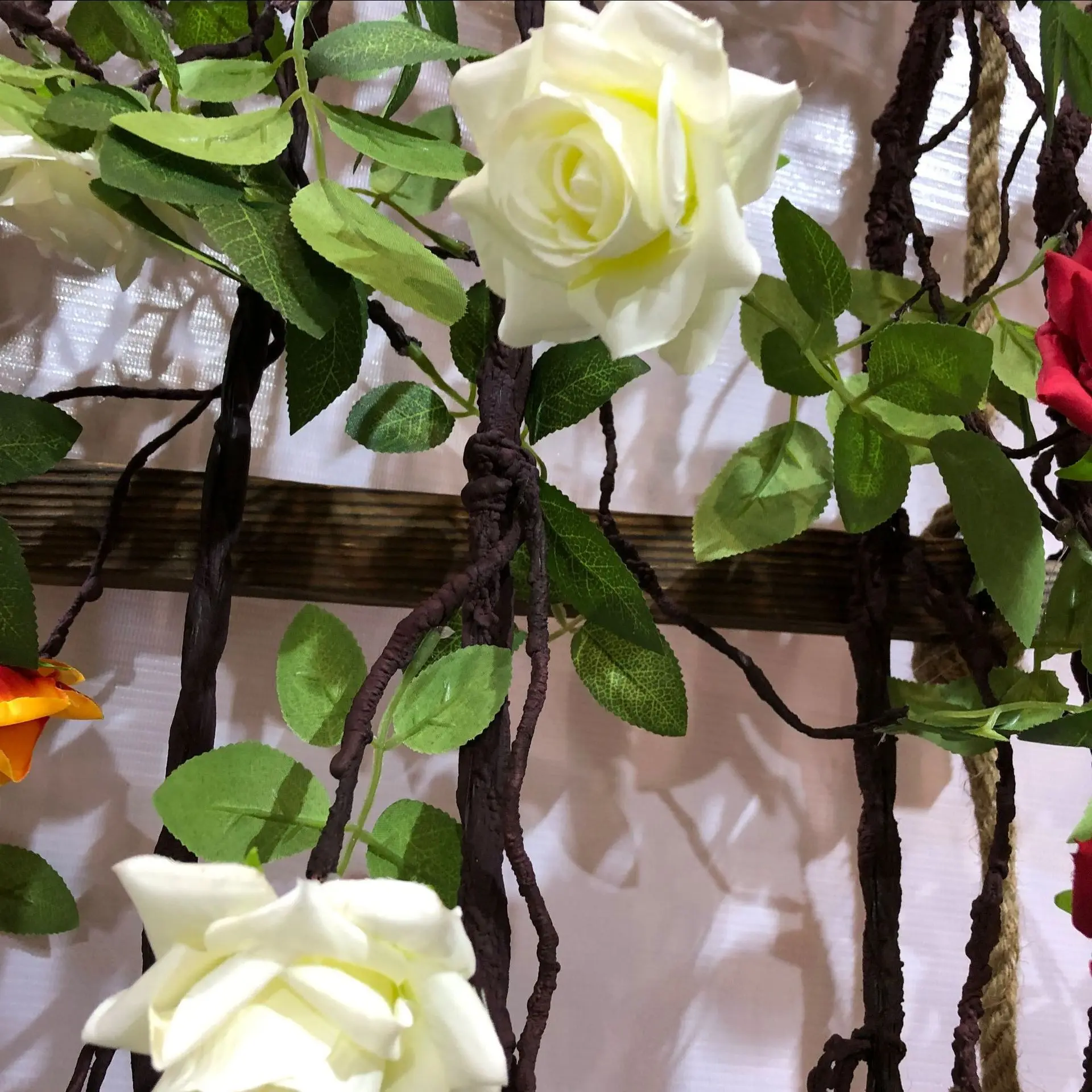 Букет арочной гирлянды настоящие сенсорные лампочки Декор бумажные цветы настенная панель упаковка оптом искусственные глицинии орхидеи