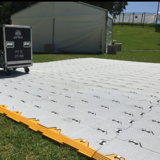 Flooring For Events Exhibitions  Portable Tent Flooring Rapid Grounding