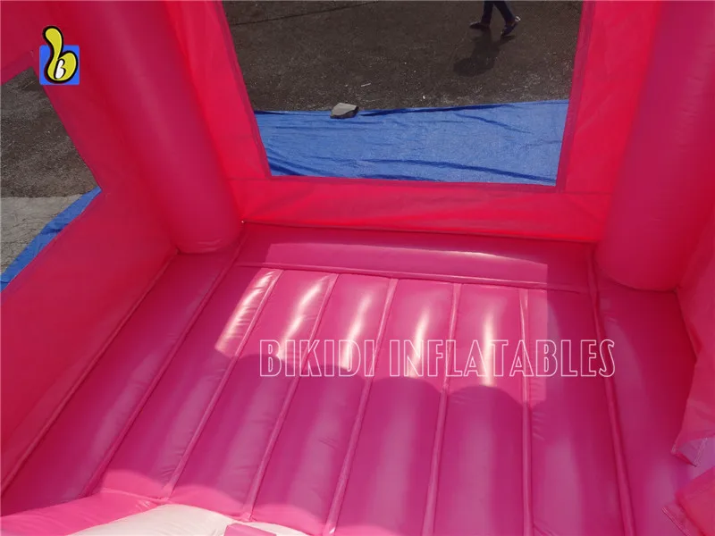 Inflatable bouncy jumping castle inflatable bounce house with pink color for Girls