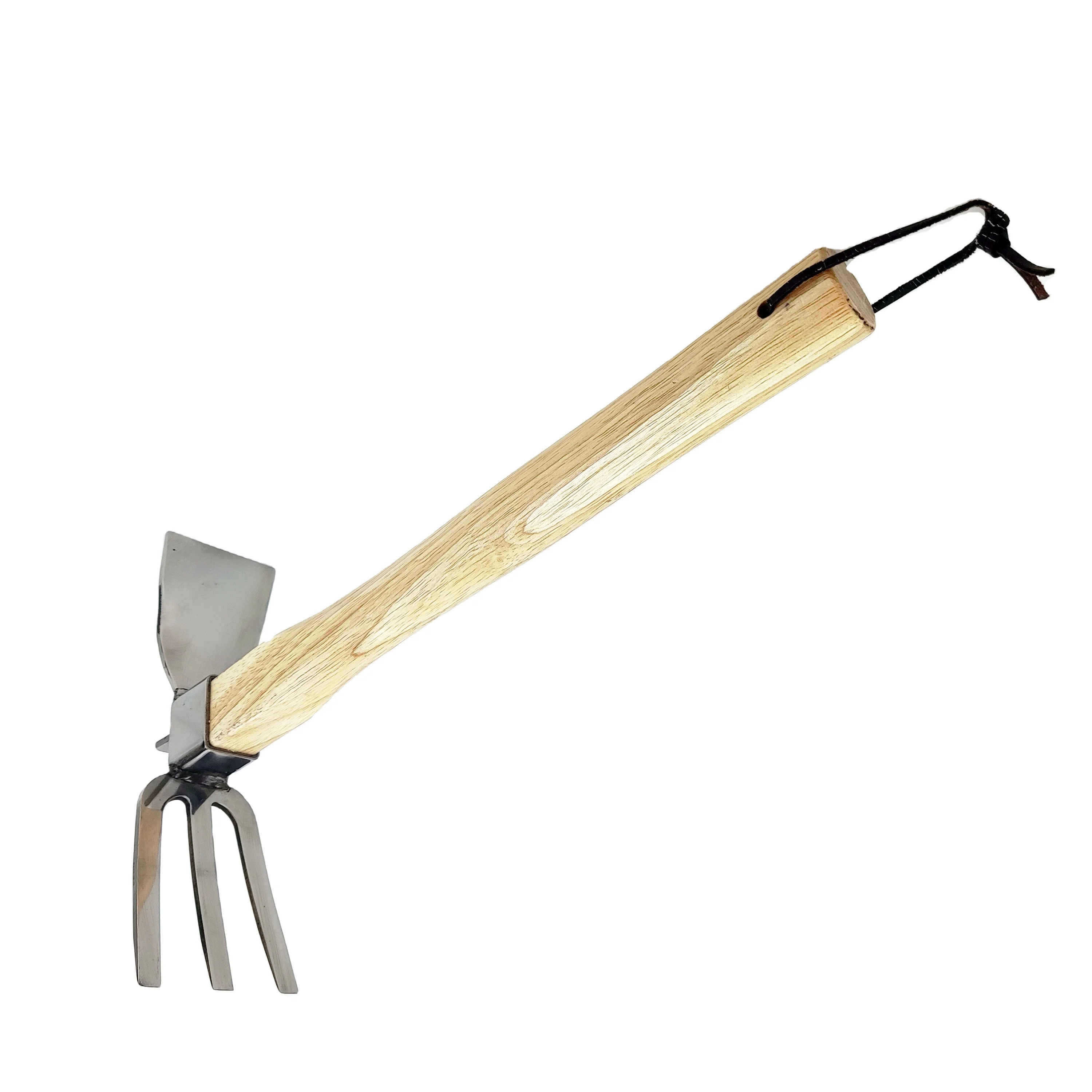 
Flower hoe rake wooden handle small hoe garden farm tools fishing weeding vegetables 