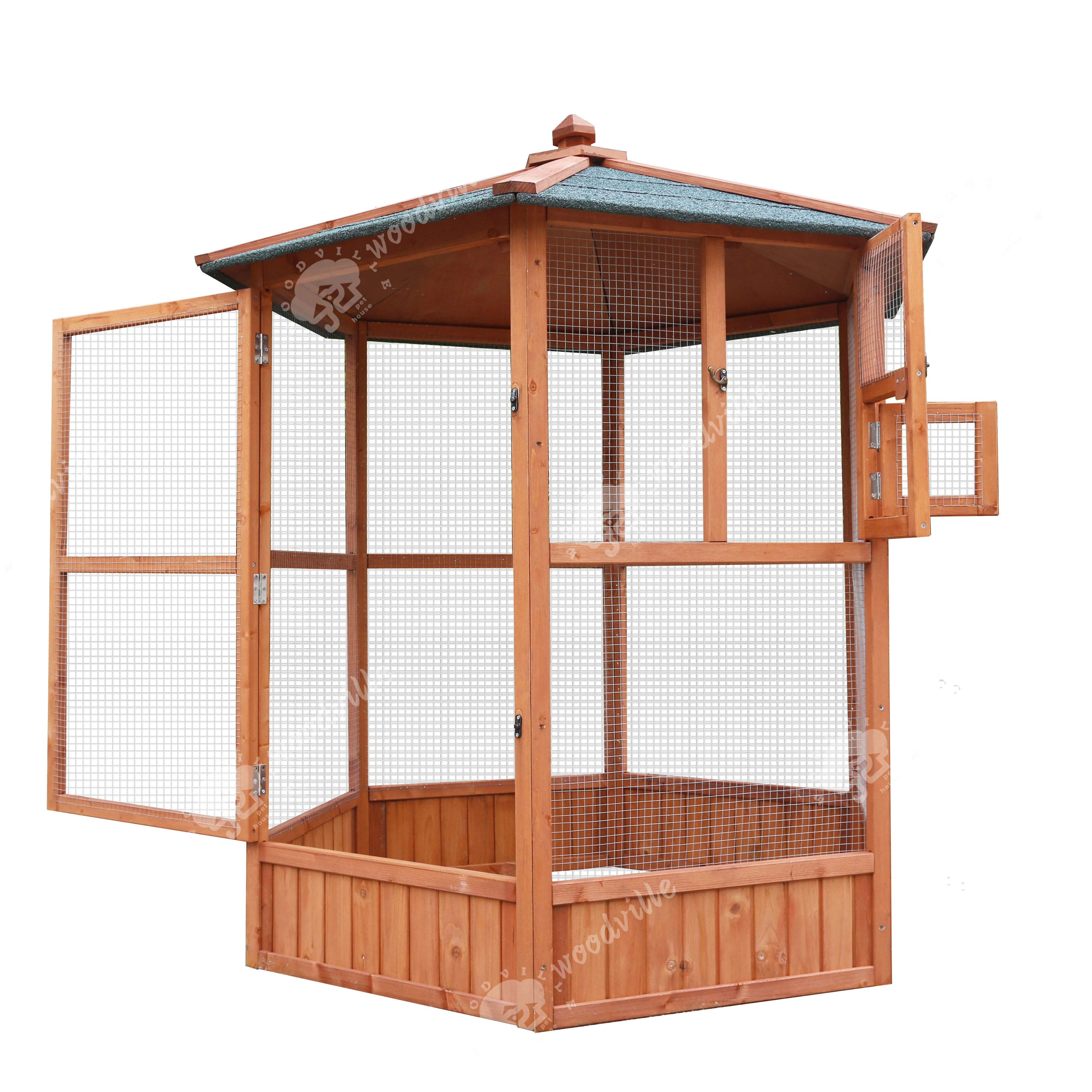 Sustainable Bird Cage Large Aviary Racing Wooden Carton Packing  Pet Cages Houses for parrot