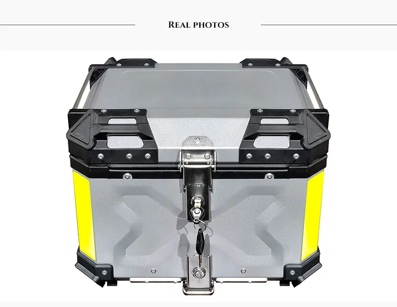 Various Good Quality CNC Machining Aluminum Customized motorcycle tail box for 35L