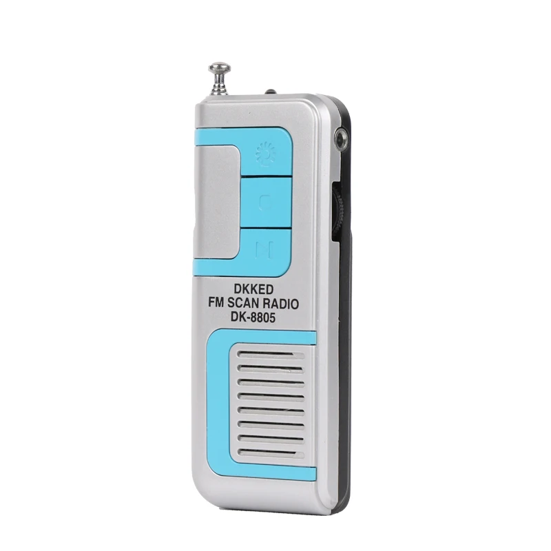 Mini pocket FM radio with speaker OEM LOGO portable radio world fm receiver
