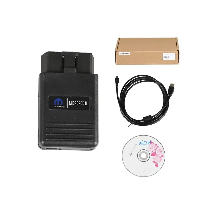 MicroPod 2 17.04.27 Chrysler с Fiat автомобильный диагностический инструмент Многоязычный