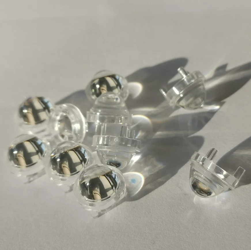 90 degree 12mm PC led lens with legs for SMD2835 5050 3030 3535 led ROHS CE approved