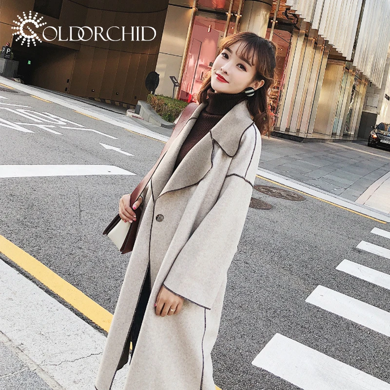 High Quality Medium Style Casual Loose winter coat women overcoat outdoor