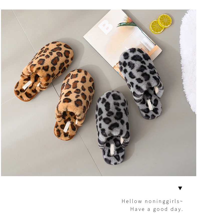 winter new indoor ladies fancy  tie dye furry soft open toes plush slippers