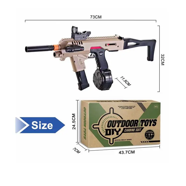 carbine set  soft-shot l model bullet toy gun boy outdoor battle  bullet gun
