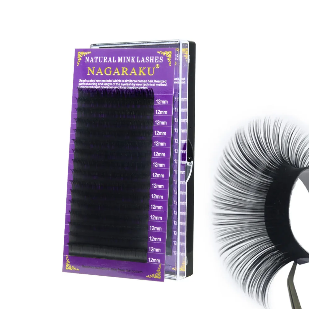
Nagaraku wholesale mink eyelash extension individual eyelashes private label OEM korea eyelash extension Lashbeauty 