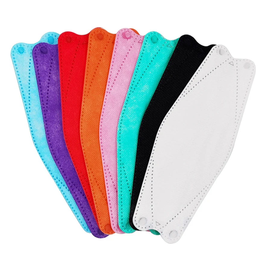 Yi-Ya Nonwoven Adult 4 Layers Facemask Disposable kn95mask cubrebocas Korea mascarilla Kf94 masks Kf94Mask Kf 94 Mask Face