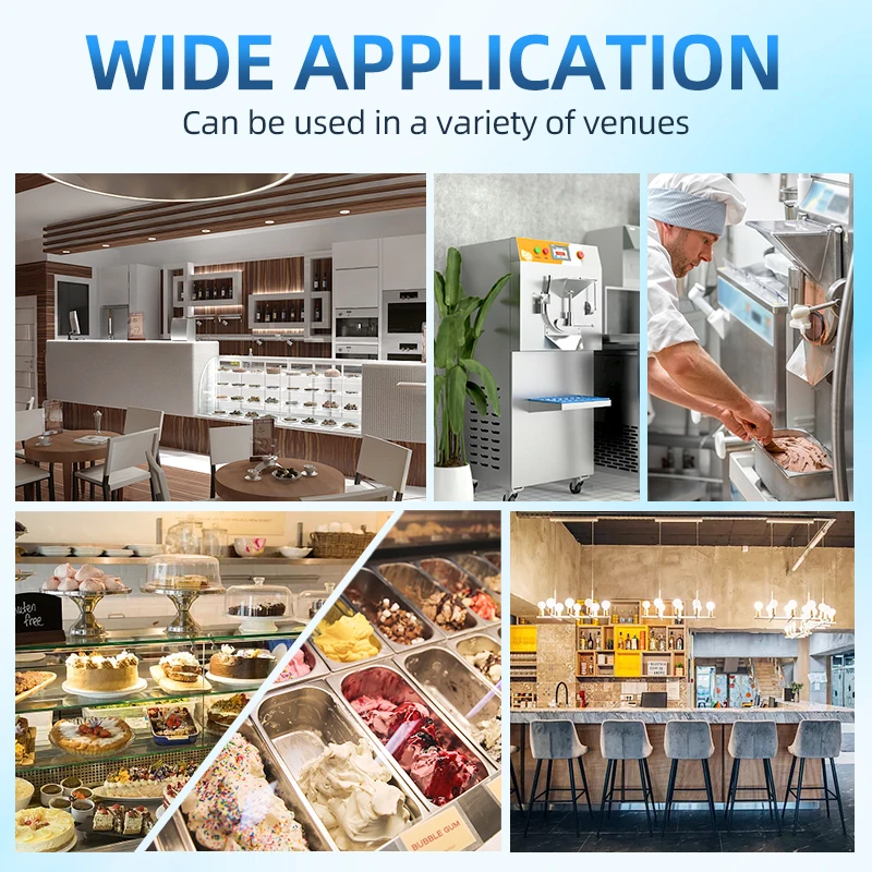 Hard Ice Cream Machine Y Pasteurizar Maker Price Gelato Machine