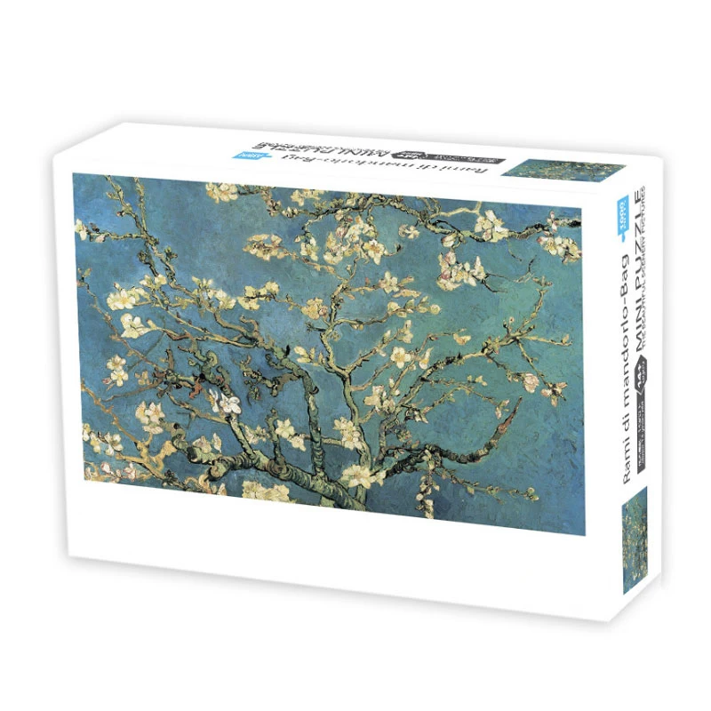 
2021 high quality oil painting thick cardboard 500 1000 pieces customized large puzzle for adult 