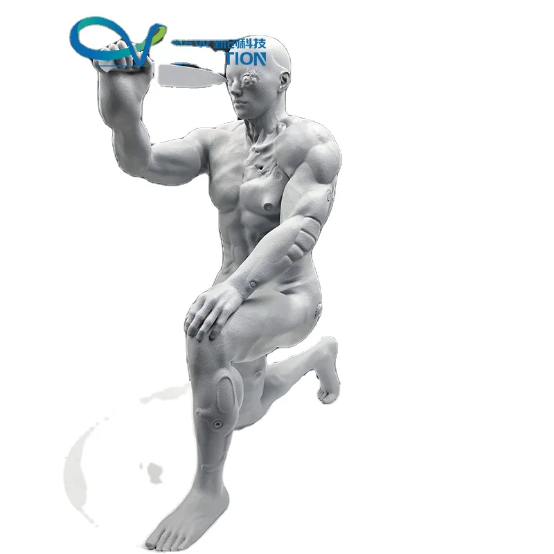 3D printing human muscle model, make Resin Model, and customize unique items PU designer toys