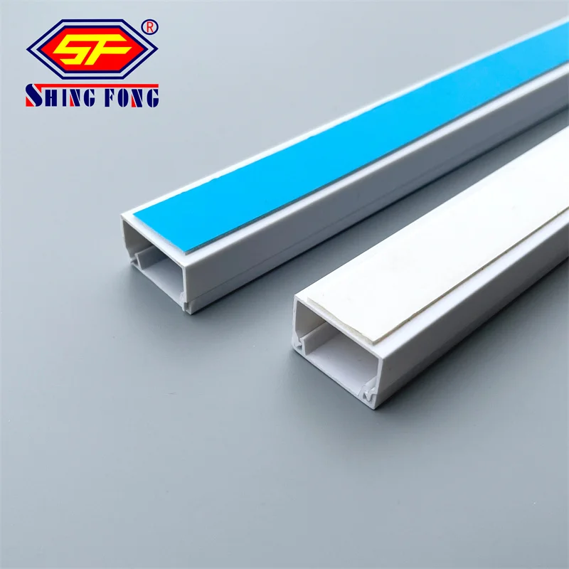 Qatar PVC Cable Tray And Trunking Electrical Cable Ducts Adhesive PVC Trunking Price