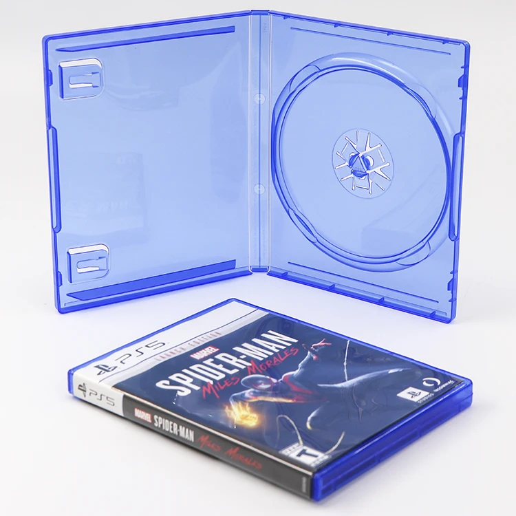 Custom Logo Blue Ray Plastic Disc Clear Video 14Mm Game Cd Cover Game Dvd Case Console For Sega Ps4 Ps3 Ps5 Playstation 4
