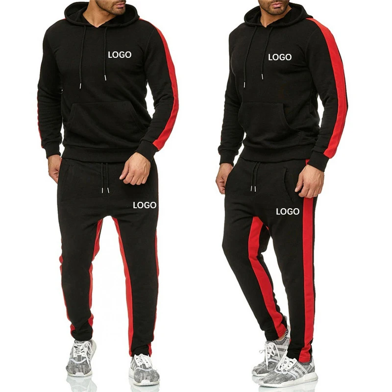 Wholesale Custom Sports Wear Running Training Polyester Tracksuit  Men Jogging Sweatsuit Set