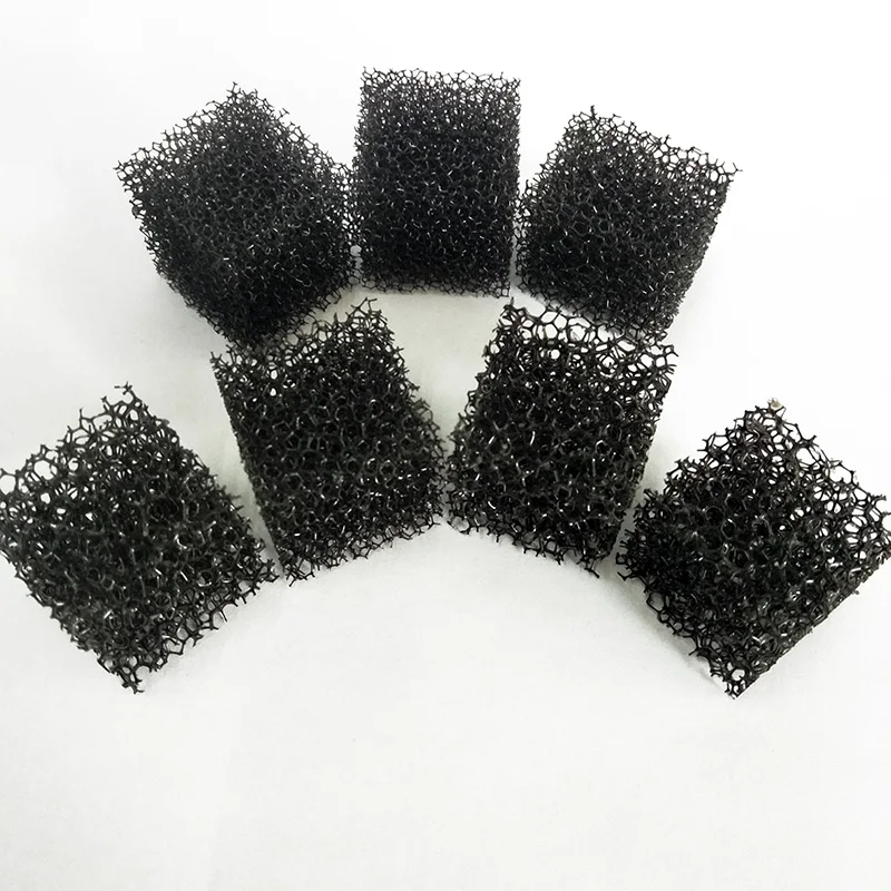 Padding 10-60 Ppi Open Cell Polyurethane Sponge Biological Reticulated Sewage Treatment Filter Foam Water Treatment Sponge