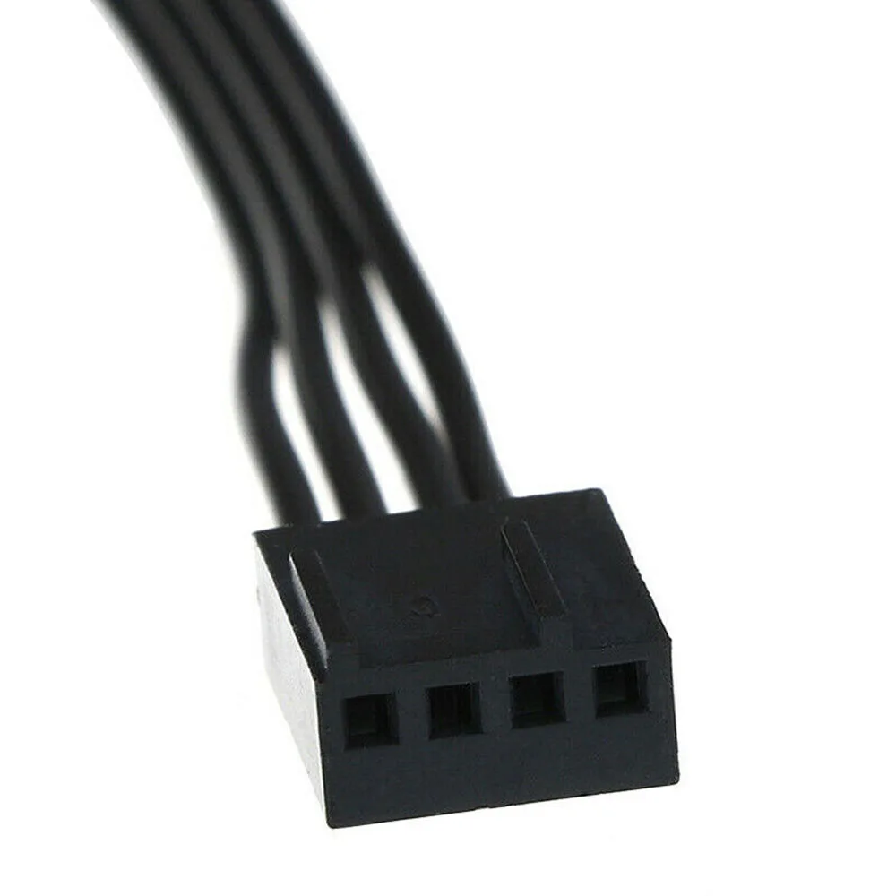 ACC-Th11302 1 To 5 4-Pin PWM CPU Fan HUB Cooling Splitter Adapter Braided Power Cable