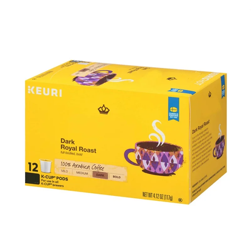 Reusable Empty K-cup Single Coffee Filter Paper Box 12pcs Pack