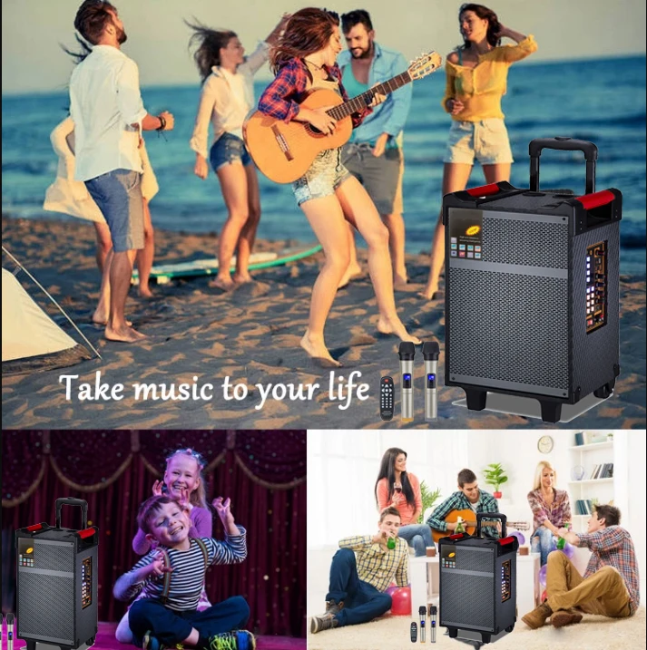 Karaoke Amplifier And Speakers Digital Sunbuck speaker & horn alexa   speaker waterproof