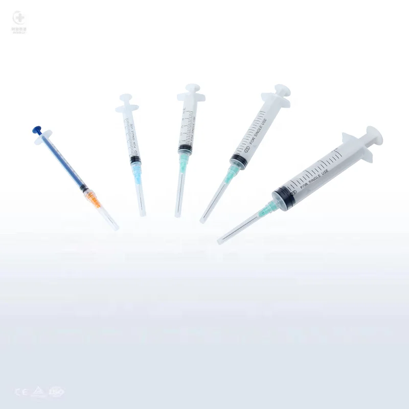 Disposable Medical Syringe Luer Lock Sterile 5ml Disposable Syringe