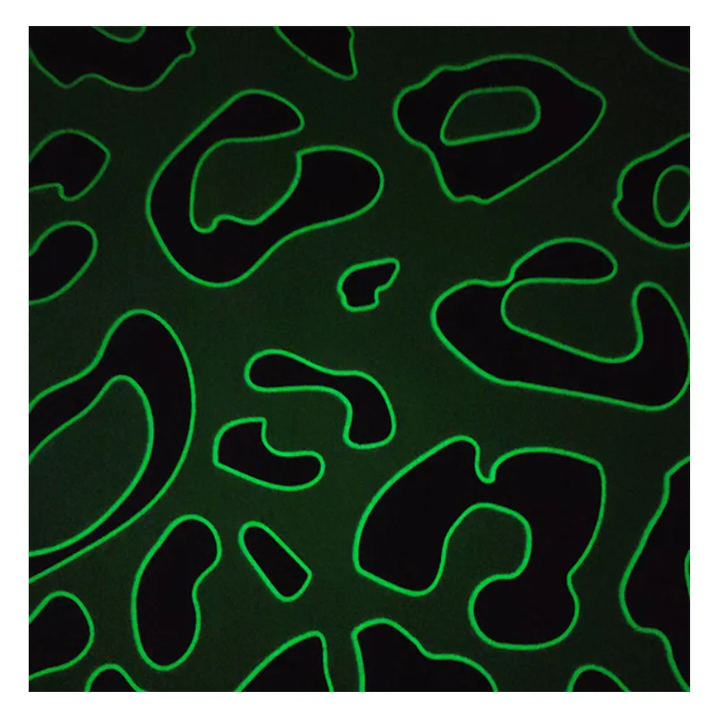Glow In The Dark Headliner Fabric For Car Fashion Jacket 100% Polyester Night Luminous Customized Glow In The Dark Headliner