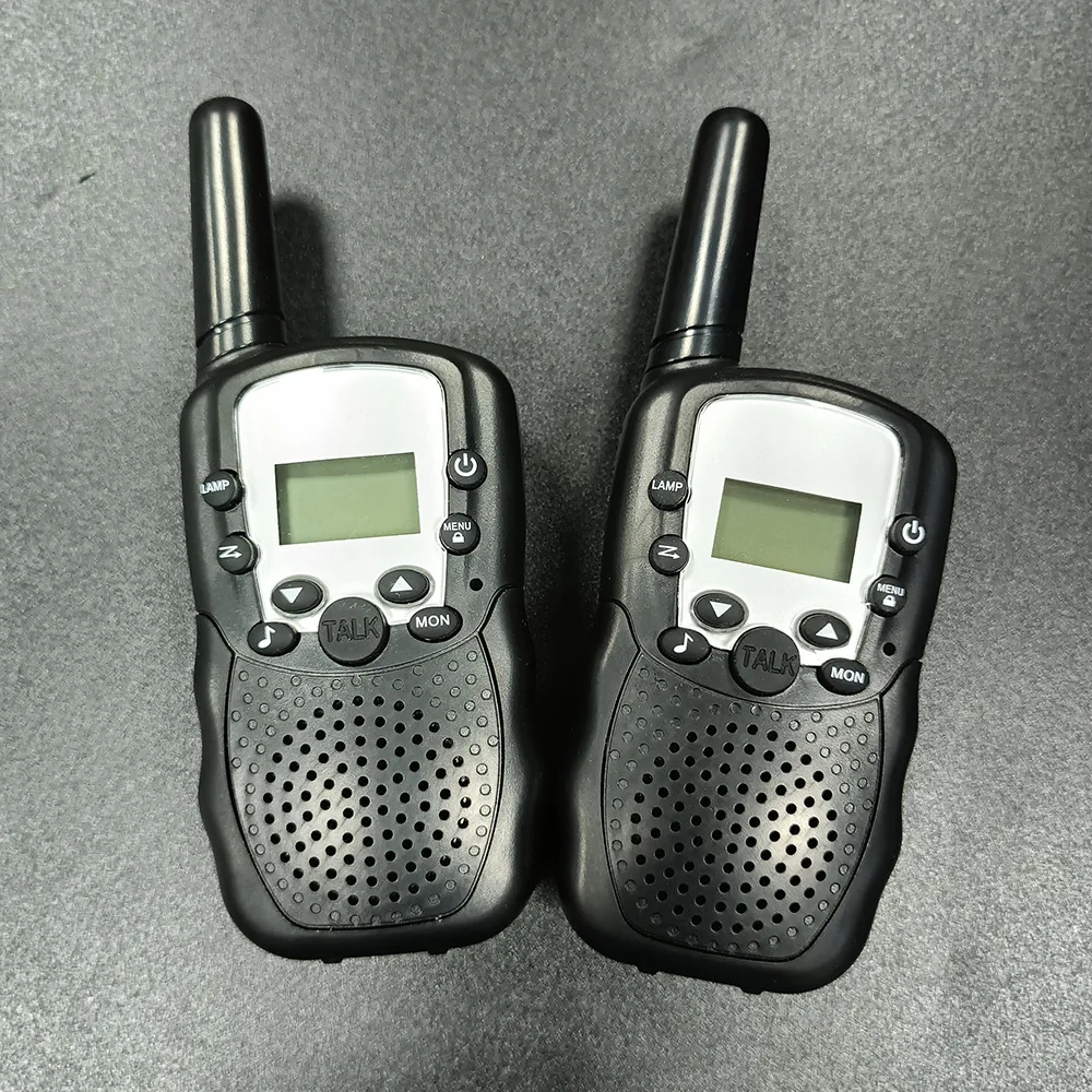 Child Pink Multi Colors 22 Channels 3km Range Mini 2 Way Radio  Battery Antenna Walkie Talkie  for Kids