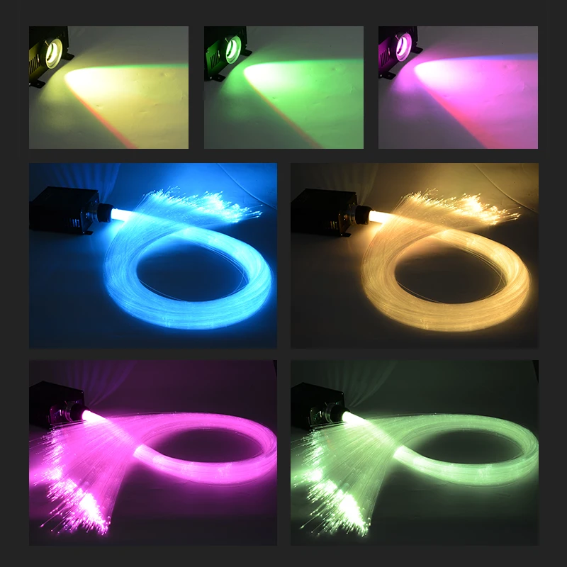  Rgb смешанный цвет мини-размер светодиодный волоконно-оптический Звездный потолочный светильник для автомобильной крыши украшения