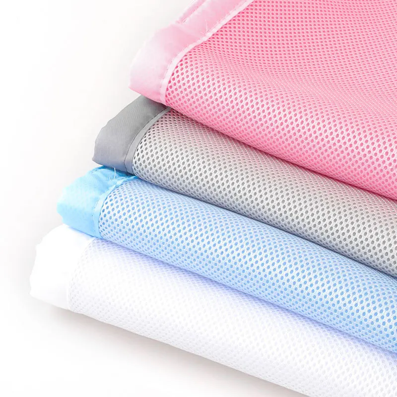New INS hot selling 3D mesh breathable crib cot padded baby bumper pads for baby cribs