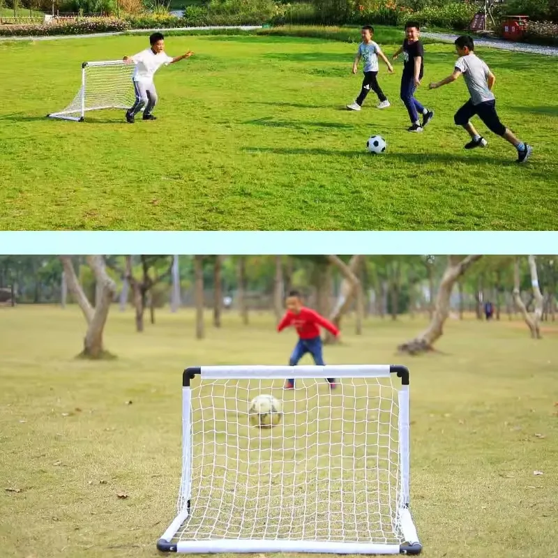 Outdoor sports portable small kids soccer goal post mini football goals children toddler play soccer toys