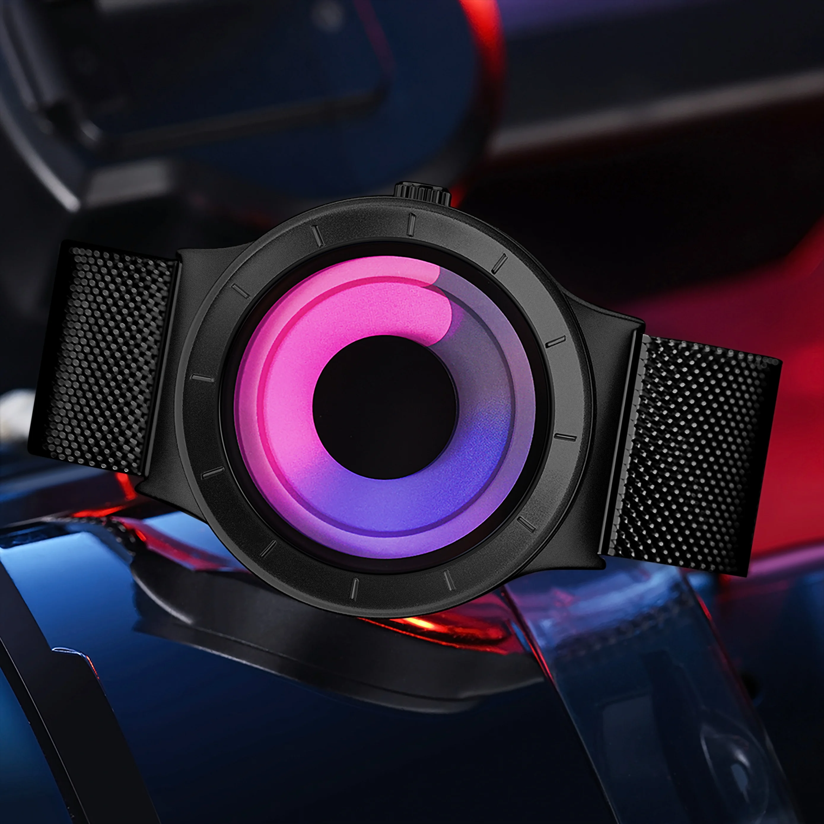 Sinobi Красочные Креативные спортивные водонепроницаемые часы S9659G Новые Стильные кварцевые для мужчин