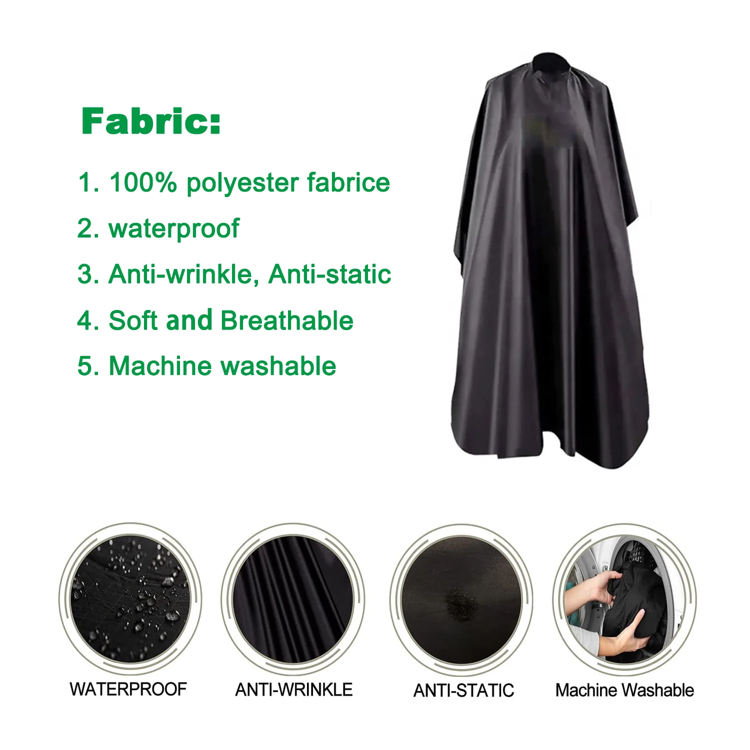 Салонная шаль для стрижки волос с логотипом на заказ водонепроницаемое платье аксессуары парикмахерской фартук полиэфирная Парикмахерская накидка оптовая