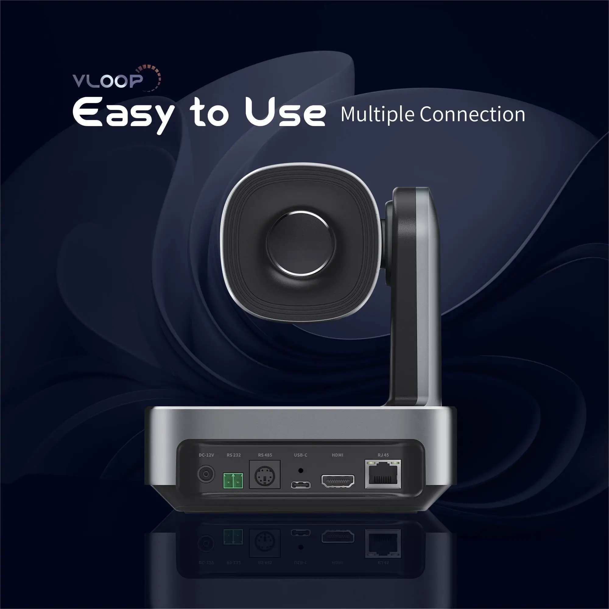 Live Streaming 4K UHD Video Camera 12X Optical Zoom Conference PTZ Camera for Remote Collaboration Broadcast