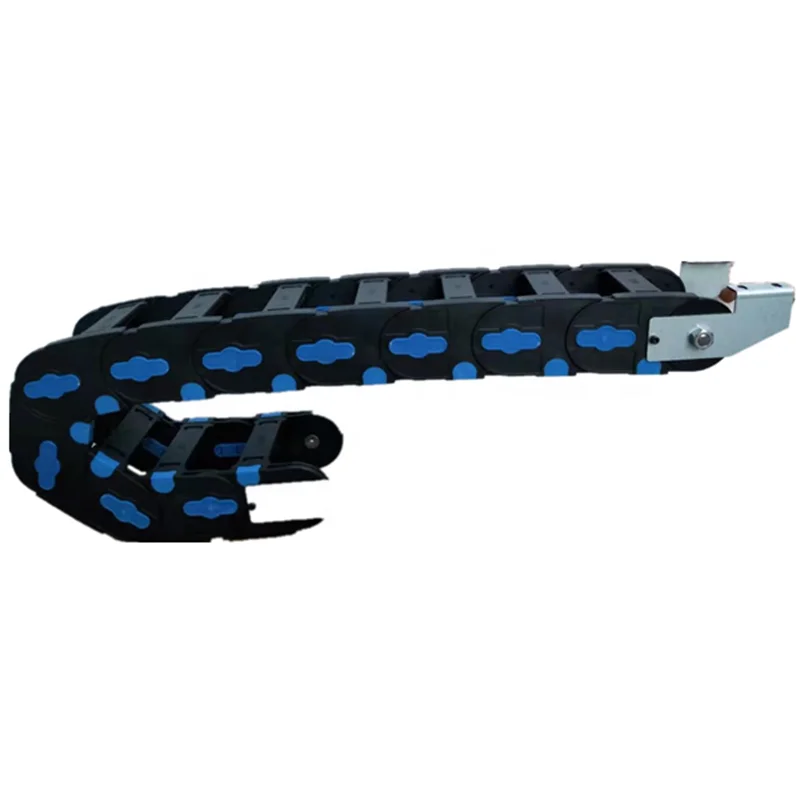 high quality plastic nylon flexible cable carrier drag chain strengthened cable drag chain for CNC machine 30x50