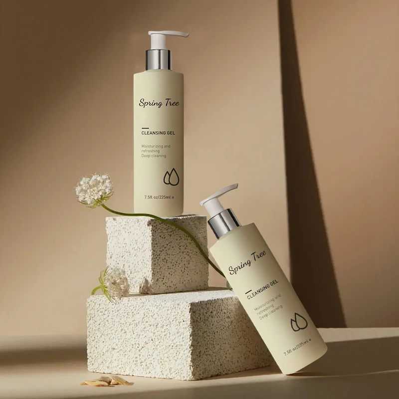 Moisturizing Organic Aloe Vera Korean Deep Cleansing Mousse Collagen tea tree Facial Cleanser Organic Foam Face Wash