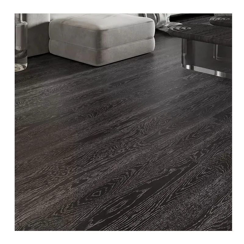 10MM Black Wooden Floor TAP & GO Click Waterproof HDF Engineered Oak Hardwood Flooring