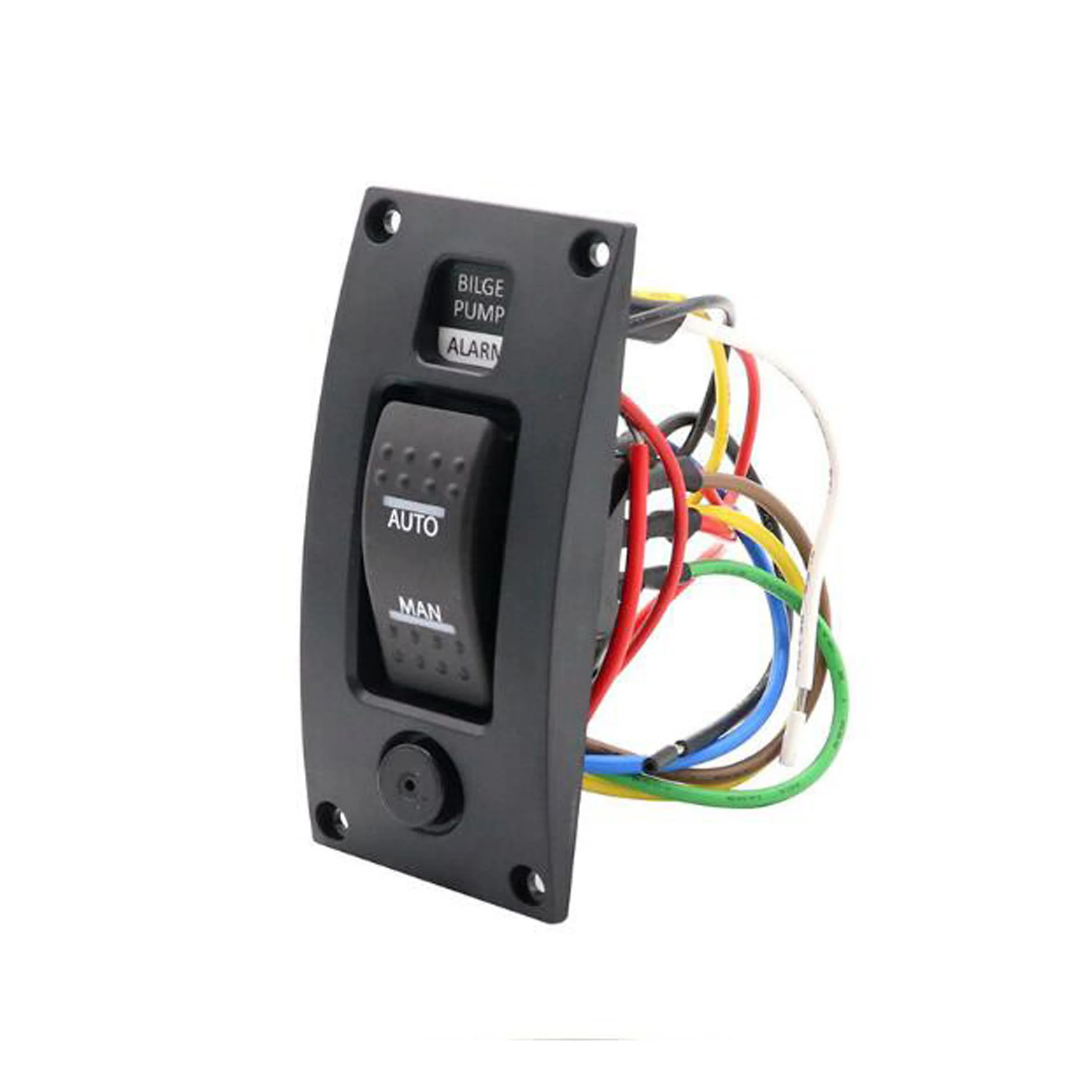 DC12V Waterproof Bilge pump panel with 20A breaker with alarm from boat marine