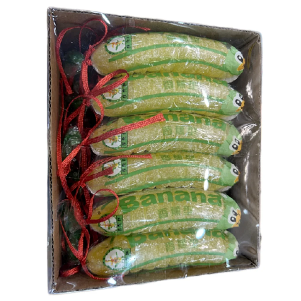 Halal Banana Shape Soft Fruit Jelly Candy Gummy