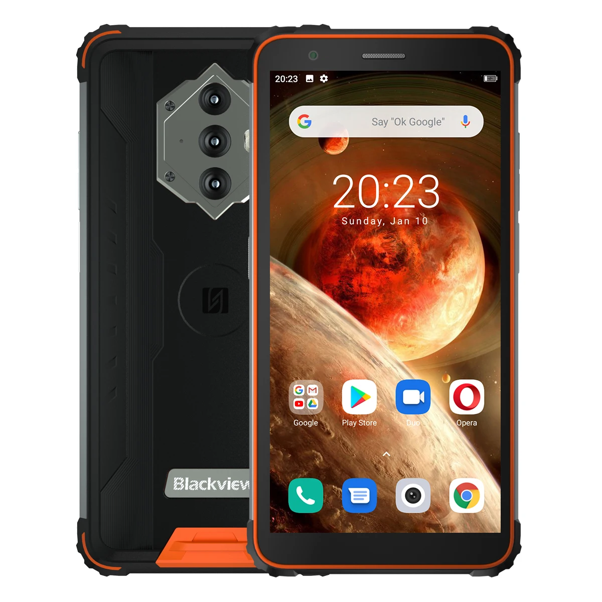New Arrival Blackview BV6600 Unlocked Phone 4GB 64GB 5.7 inch 4G Celulares Android 10 NFC 8580mAh Battery Mobile Phones