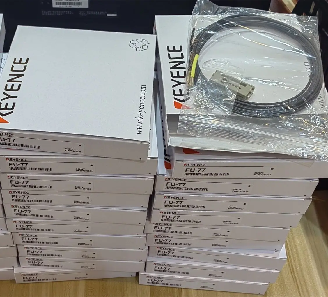 New Original Keyence Fu-77 Fiber Optic Sensor Automation Industry Fast Shipping