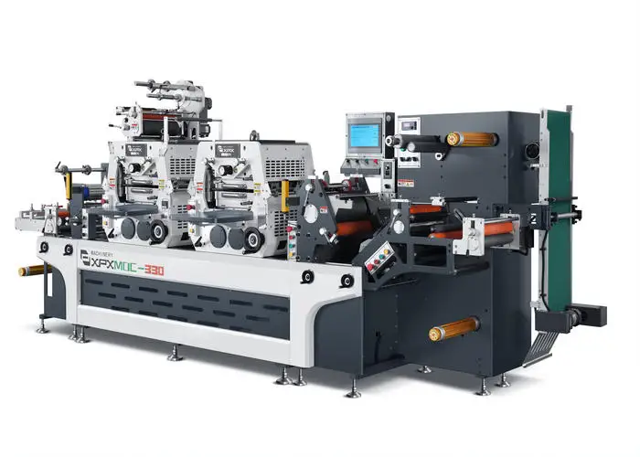 MDC-360 high speed hologram hot stamping flatbed die cutting machine for blank sticker printing  with mark sensor