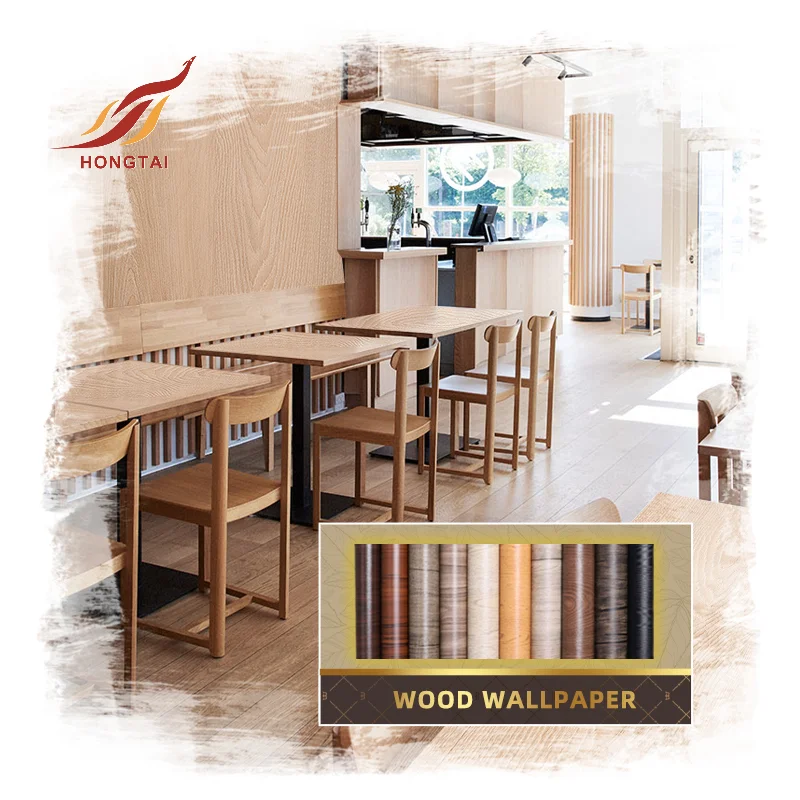 premium wood grain dark red gloss vinyl walnut adhesive vinyl mdf paper furniture sticker