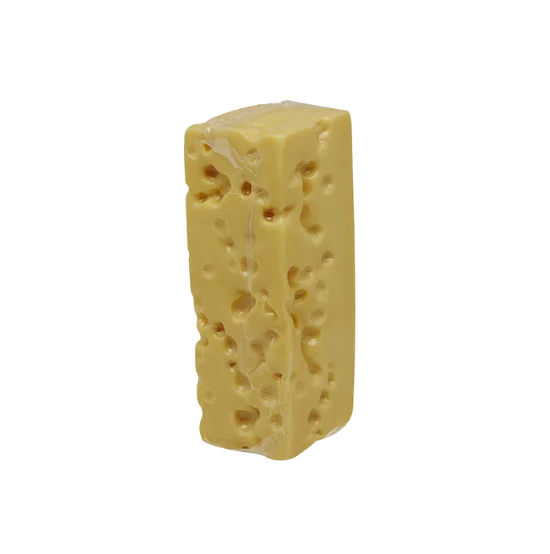 Excellent Quality Zarpellon Brand 54C606NE Ready To Eat Chilled Emmenthal Block 3.5Kg Snack Cheese Block