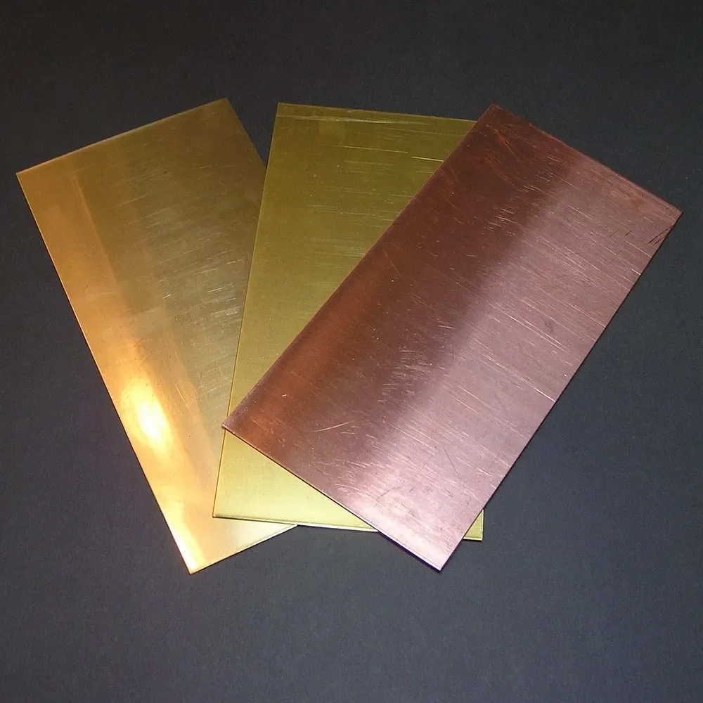 3mm 4mm ASTM T2 H65 H62 C1100 C1220 C2400 C2600 Popular Product Pure copper laminate sheets