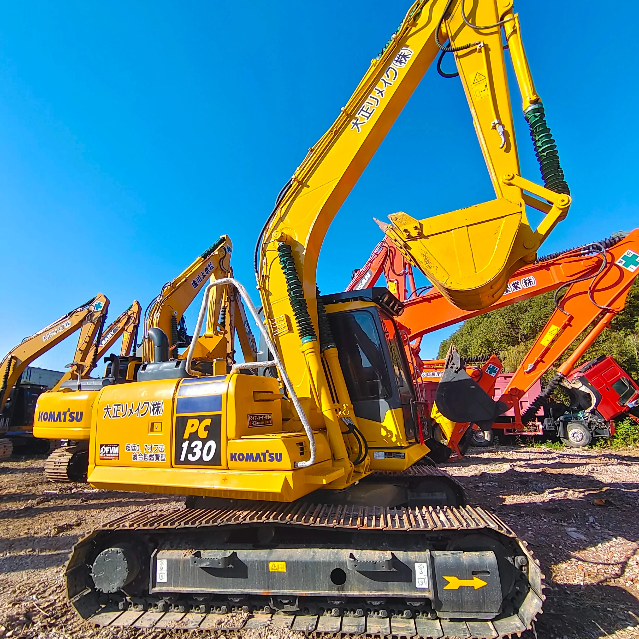 13-тонное строительное оборудование для производства Komatsu pc130 японское