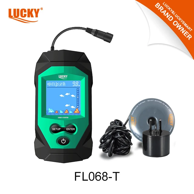 Lucky fishing gun Fish finder FL068-T with gift set