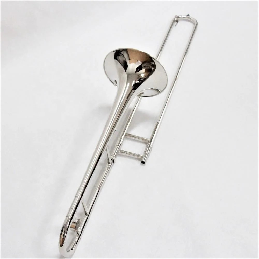 most popular Chinese alto trombone factory price brass instrument nickel plated trombone