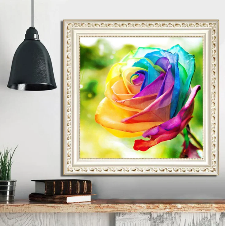 Wholesale Wall Art Modern Home Decor Painting Design DIY Flower Diamond