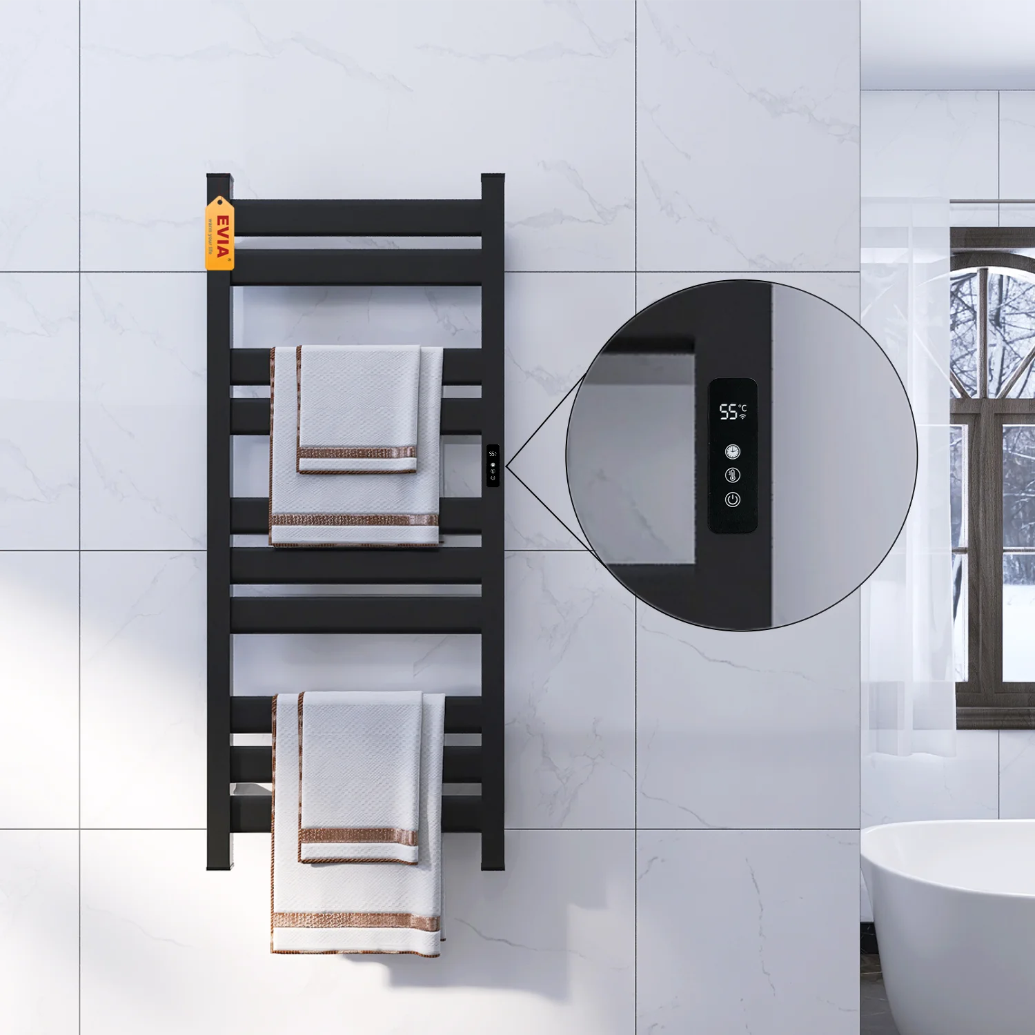 EVIA EV-190 Large Capacity Luxury Factory Intelligence Electric Smart Towel Dryer